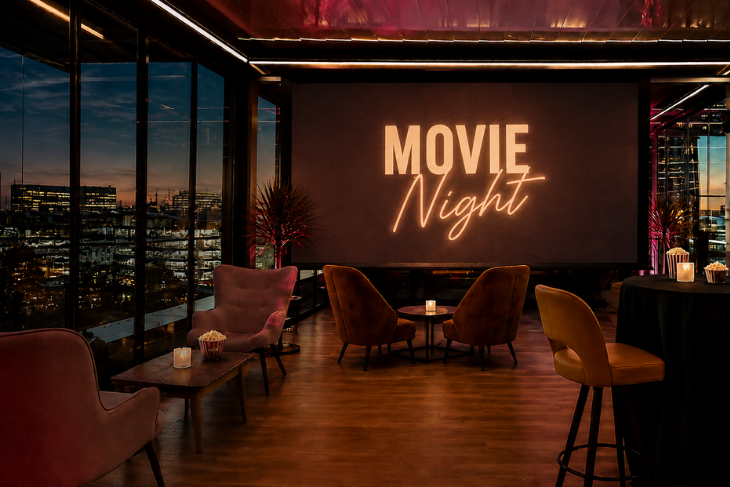 Movie Night, Pizza & a World Record Attempt